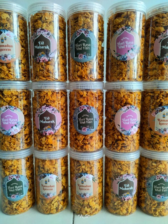 Emping jagung toples
