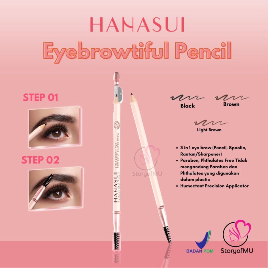 Hanasui Eyebrowtiful Pencil - Pensil Alis