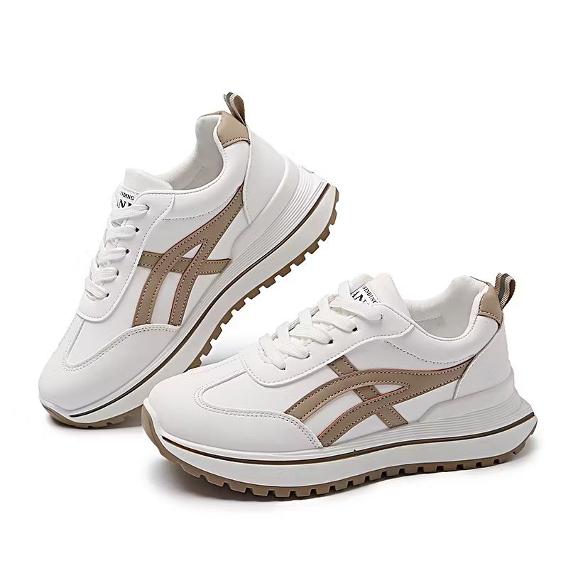 Cani FREE BOX Size (36 - 41) Ruka Sepatu Wanita Sneakers Fashion Casual Korean-Brown