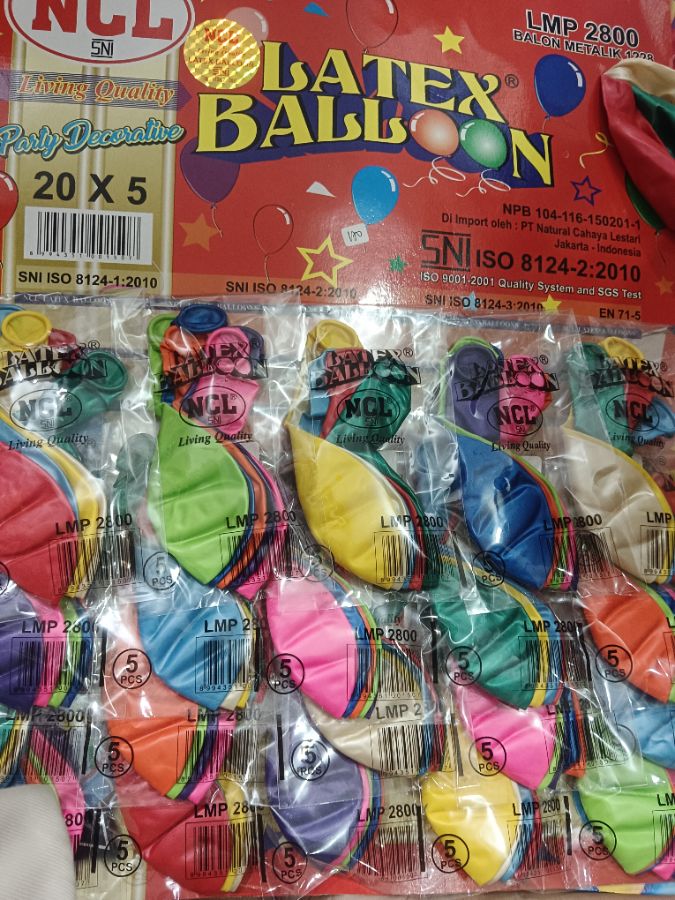 Balon NCL Metalik