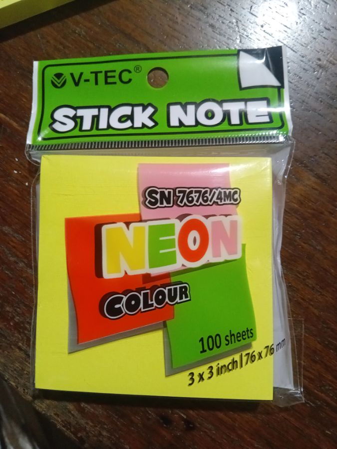 V-tec. Memo stick note