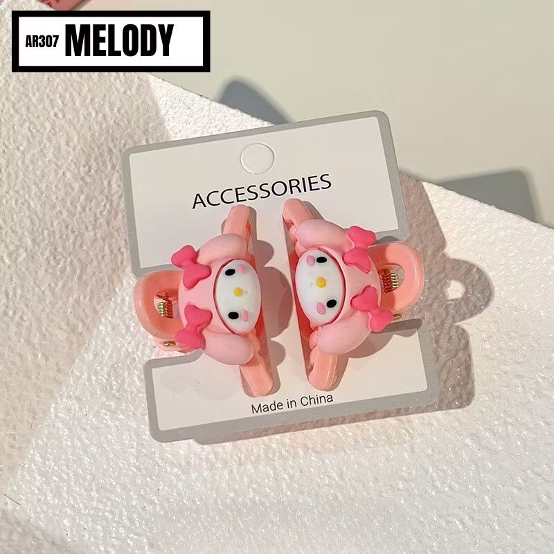 Set Jepit Rambut Anak Isi 2 Karakter Kartun Jepitan Jedai Kecil Aksesoris Rambut Anak MCO-Melody