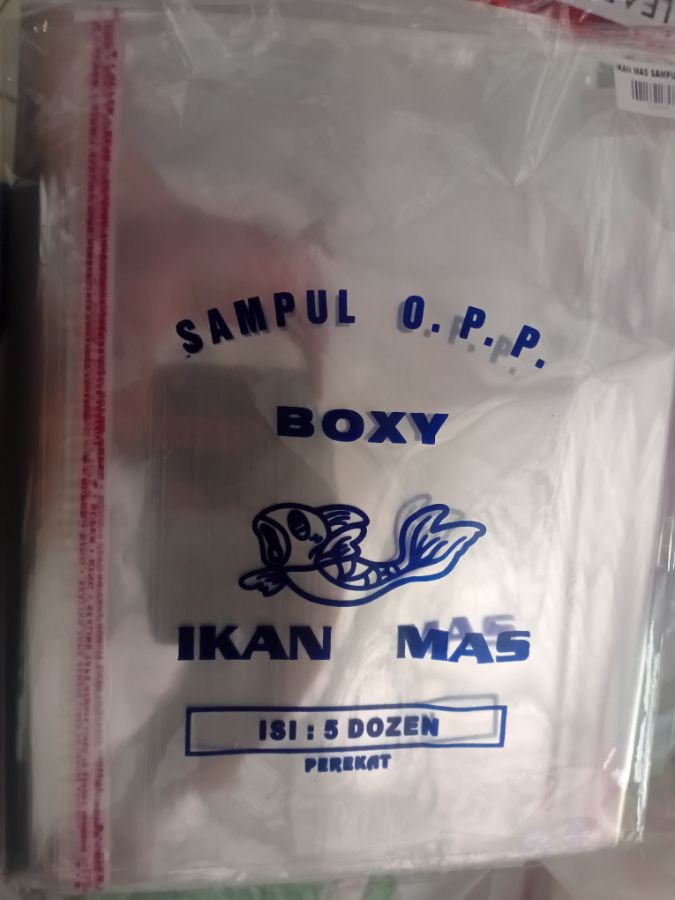 Sampul plastik buku 