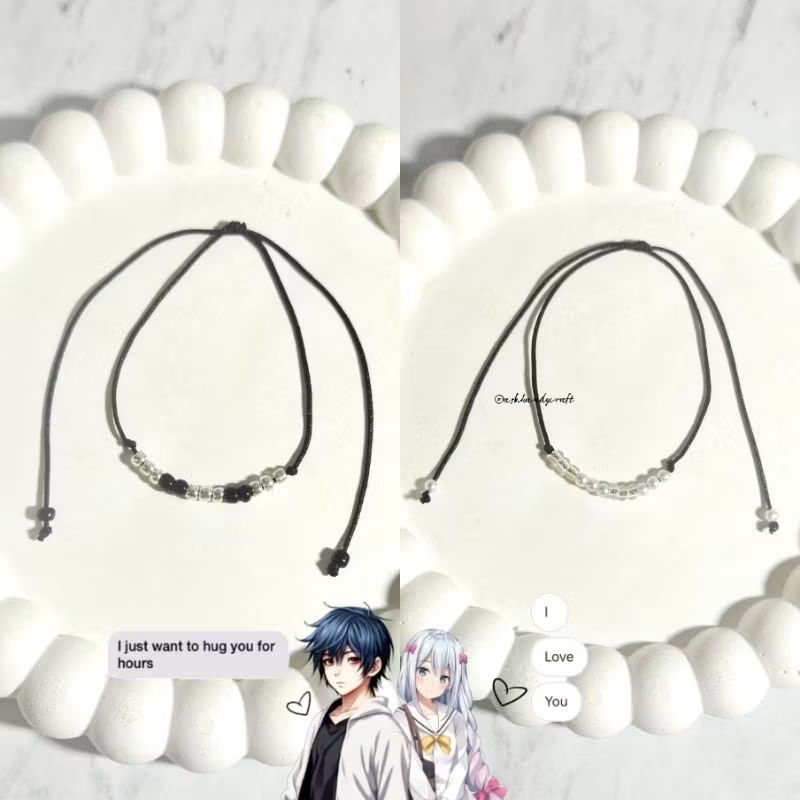 Gelang Couple M&Y PLUY Tali Premium Single Slide (1 pcs)