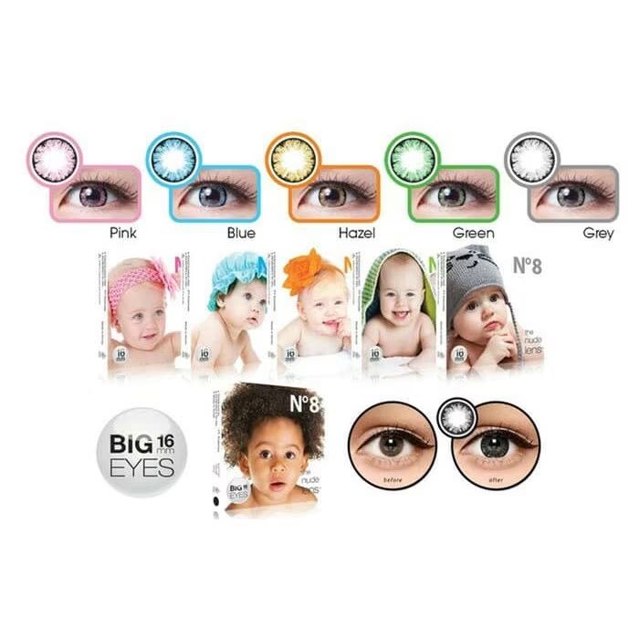 Ice Softlens N8 - Black Normal - 16mm