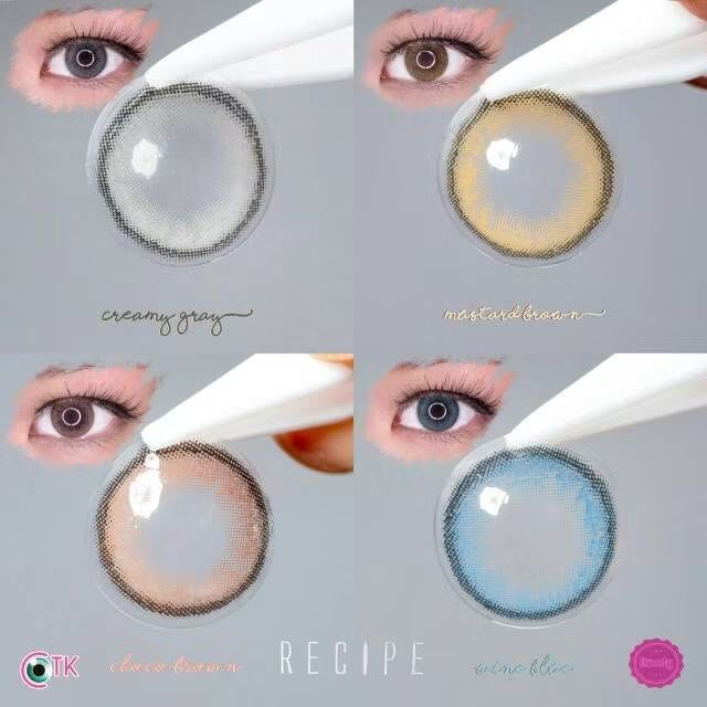 Recipe Softlens/ Creamy Grey/ DIA 14.5
