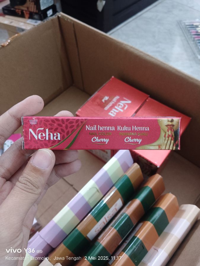 Neha Nail Henna Cherry