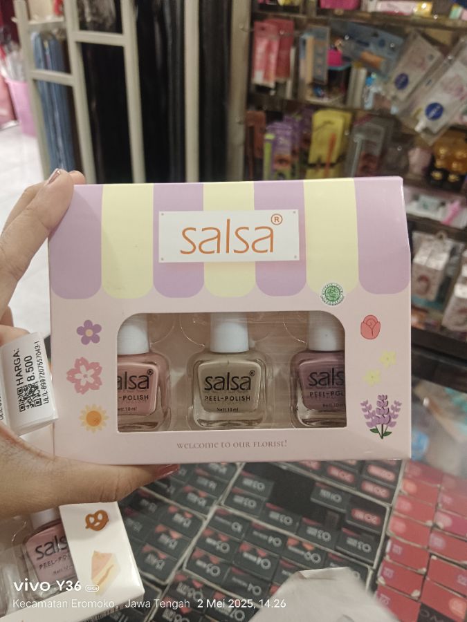 Salsa Nail Polish Peel Off/ Bakery