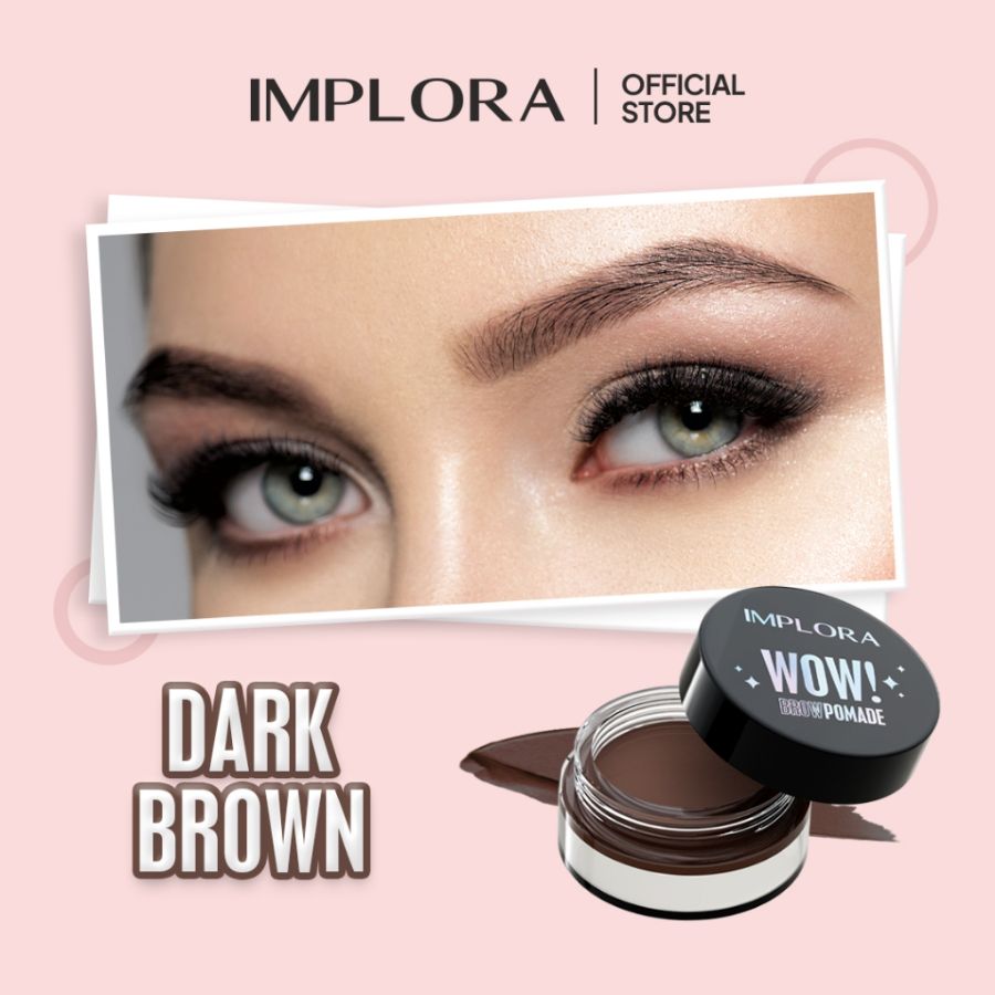 Implora Wow Brow Pomade - Dark Brown