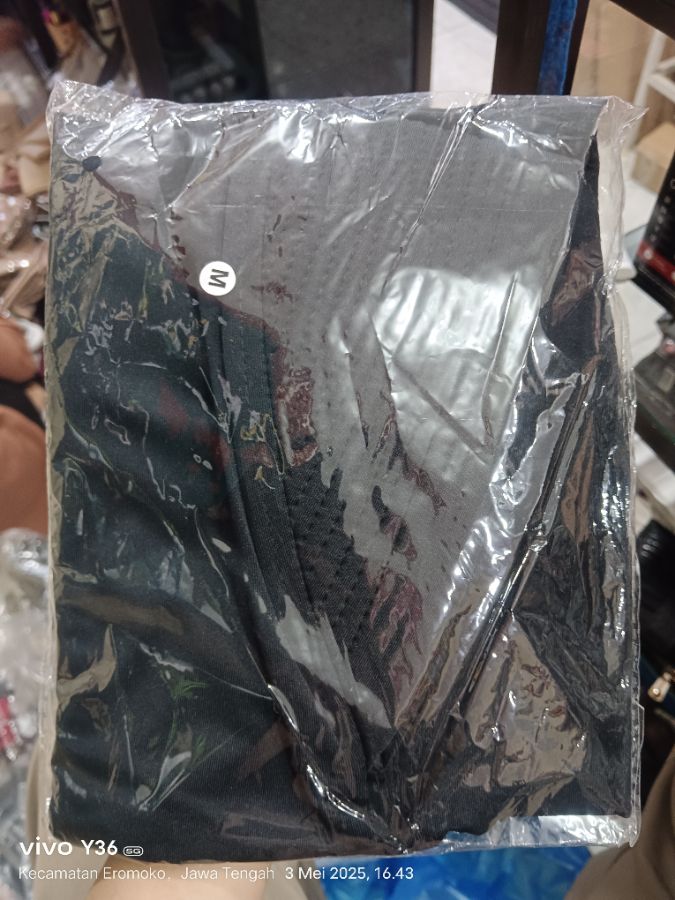 Bergo Pet Tebal M Jersey/ Hitam 