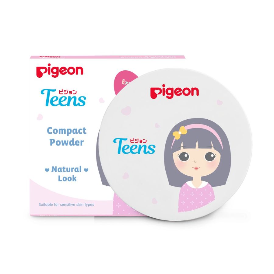 Pigeon Teens Compact Powder Refill Natural Look/Beige