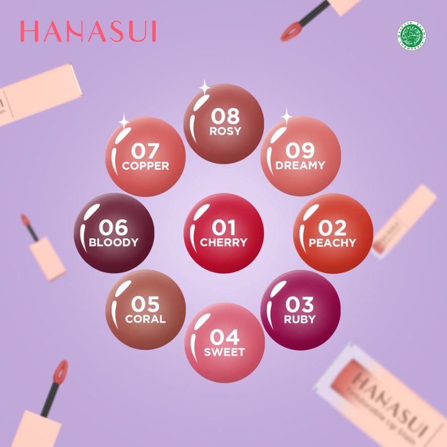 Hanasui Tintdorable Lip Stain No.08 Rosy