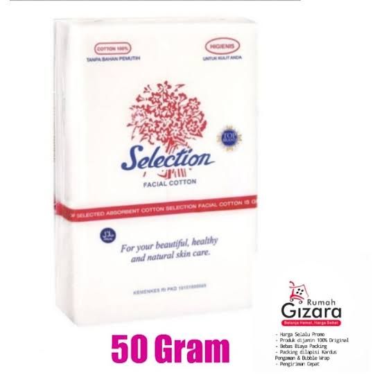 Selection Kapas Facial Cotton 50gr