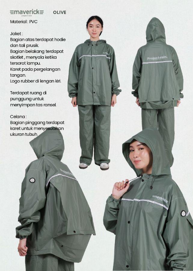 Raincoat Maverick Olive