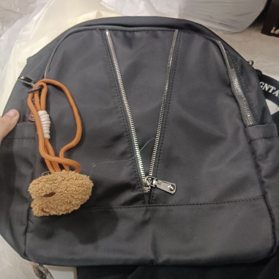 Tas Fashion Ransel Gendong/ Hitam