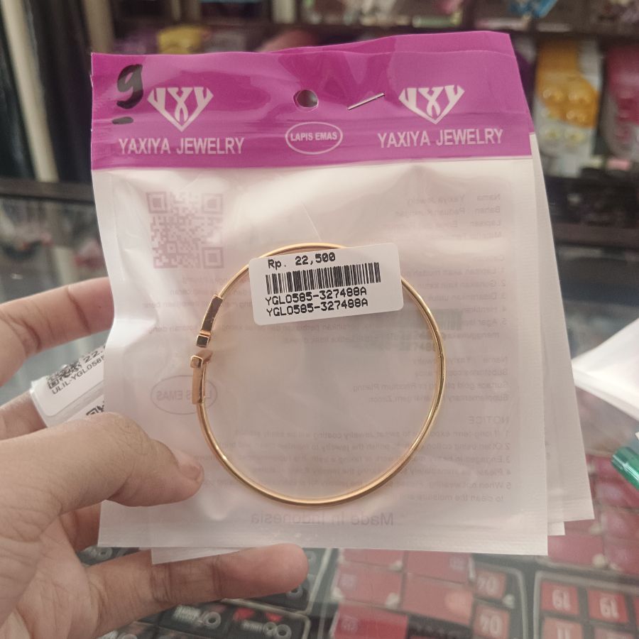 Yaxiya Jewelry Gelang Fashion Titanium Gold 