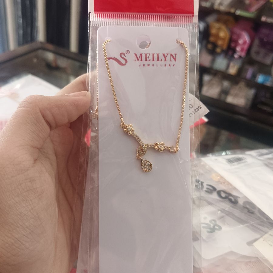 Meilyn Jewelry Kalung Fashion Titanium Gold 