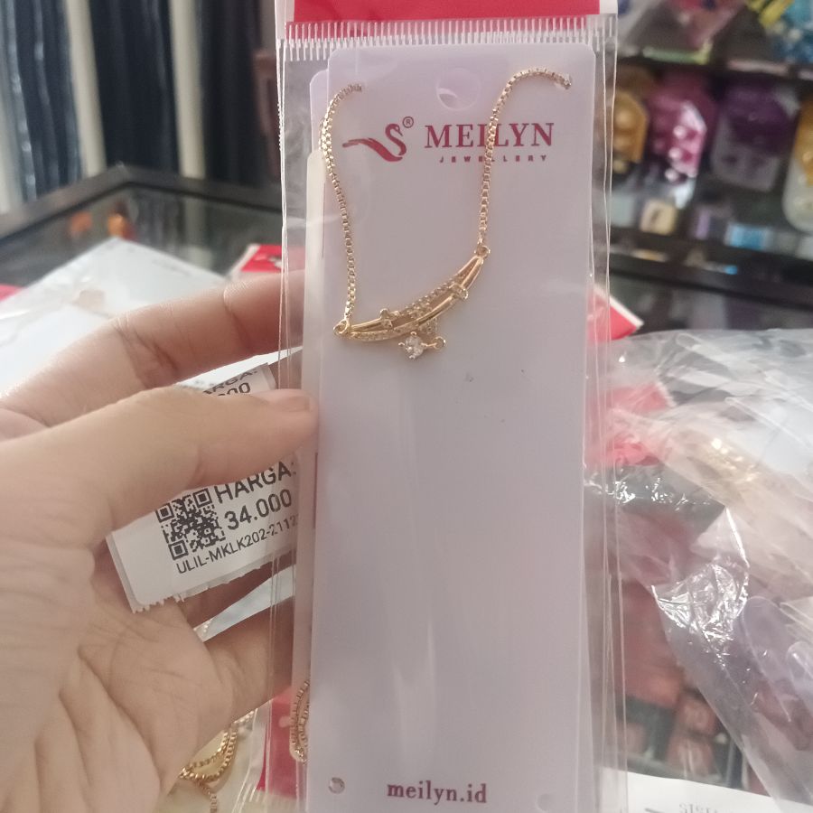 Meilyn Jewelry Kalung Fashion Titanium Gold 