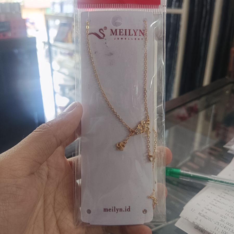 Meilyn Jewelry Kalung Fashion Titanium Gold 