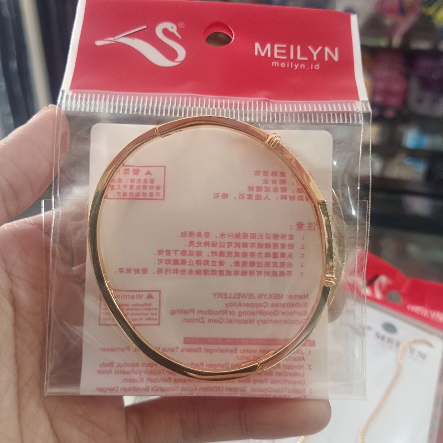 Meilyn Jewelry Gelang Fashion Titanium Gold 