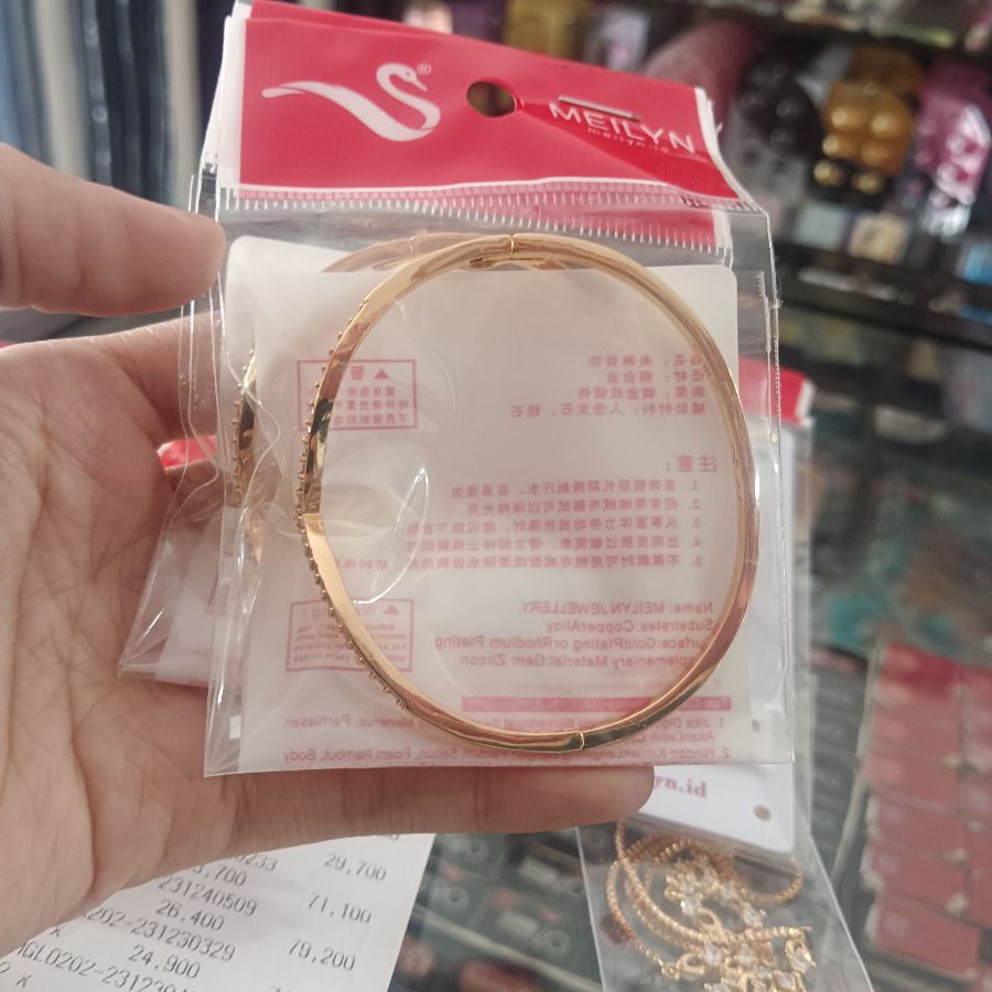 Meilyn Jewelry Gelang Fashion Titanium Gold 