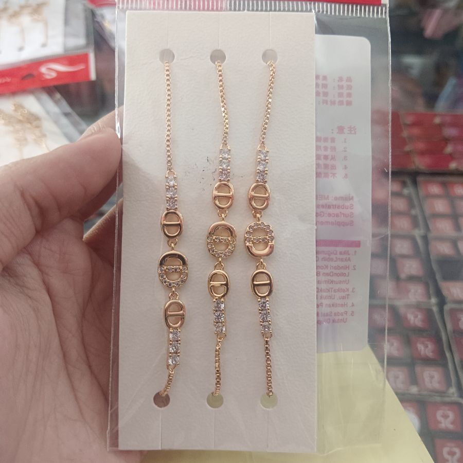 Meilyn Jewelry Gelang Fashion Titanium Gold 