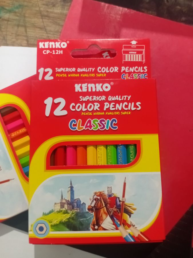 Pensil warna kenko isi 12