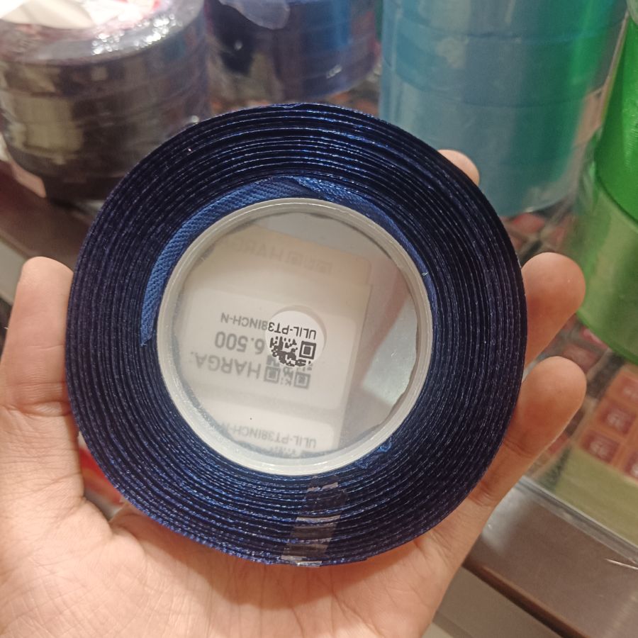 Pita Satin 3/8 Inch Navy