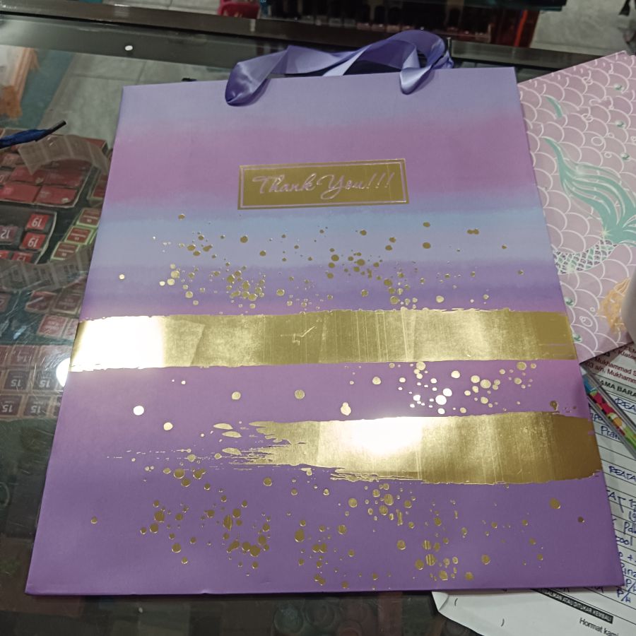 Paparbag Thankyou Gold Purple/ L