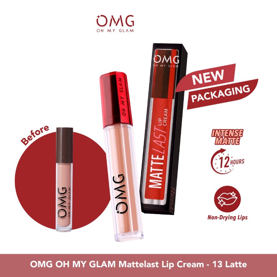 OMG Mattelast Lip Cream No.13 Latte