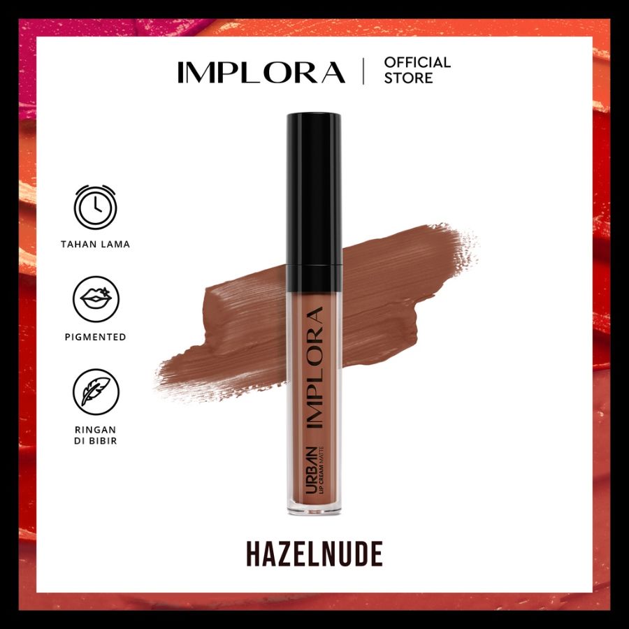 Implora Urban Lip Cream Matte No.13 Hazelnude