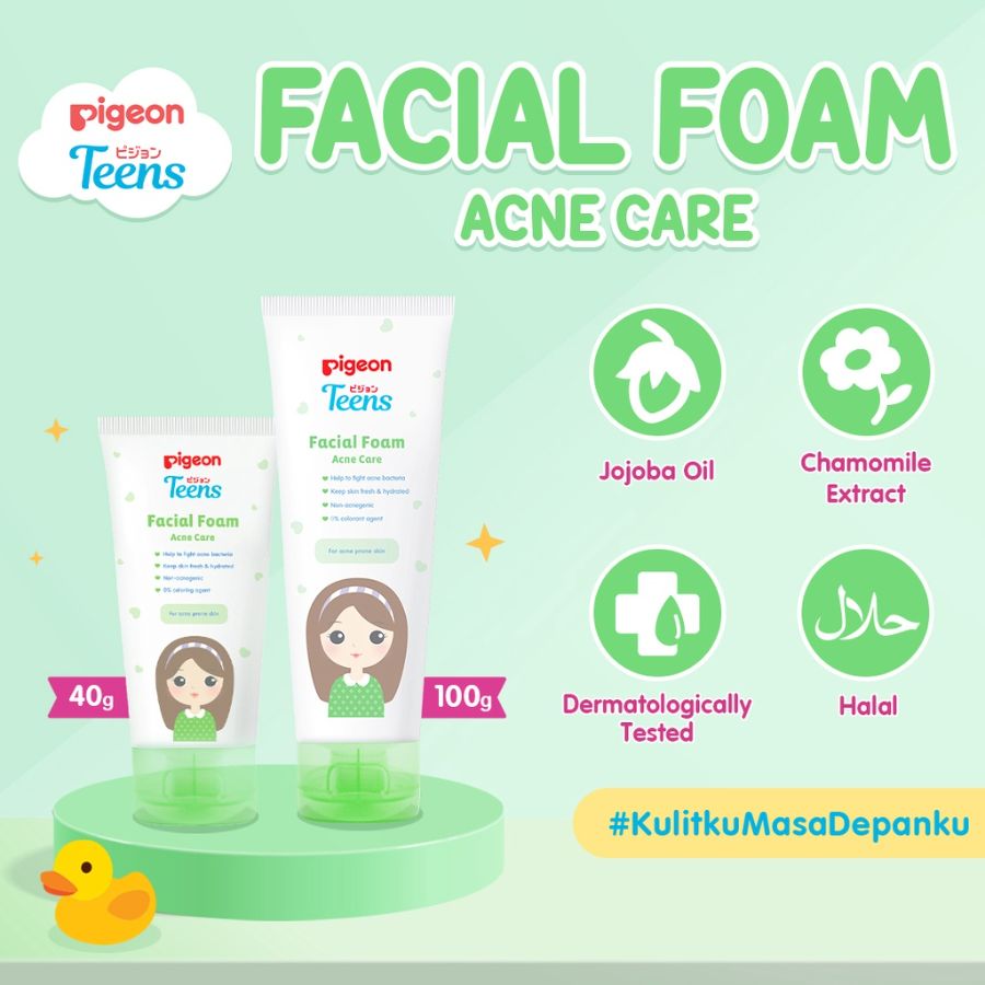 Pigeon Teens Facial Foam Acne Care 40gr
