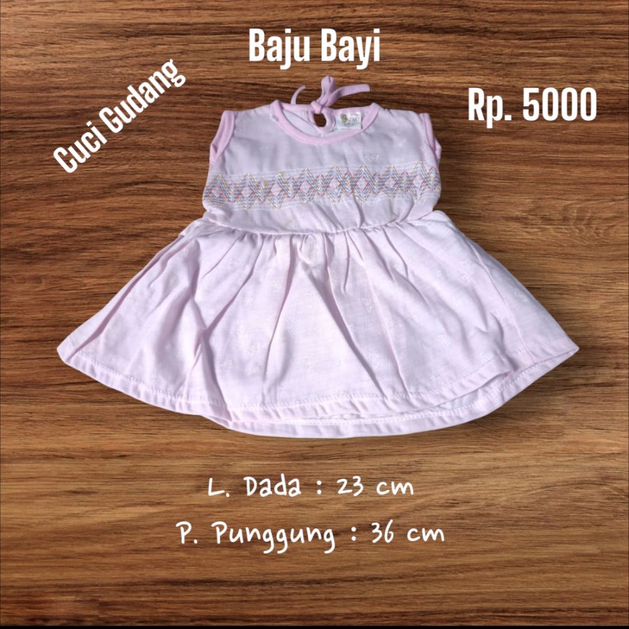 Baju Kaos Bayi pinky