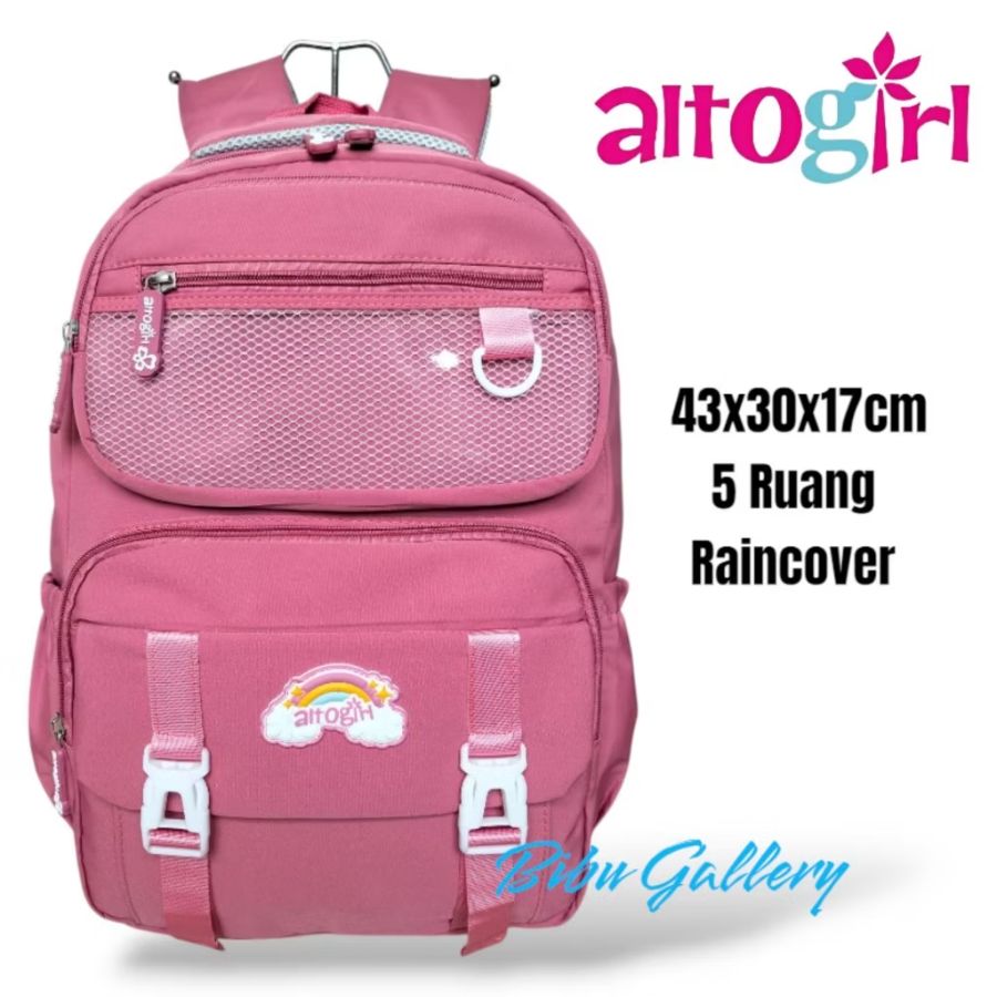 Tas Ransel Backpack Sekolah Anak Perempuan Alto Girl Original Mouri 79710