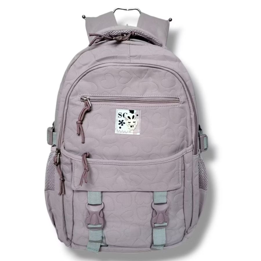 Ransel Silver Girl Heart 77348S Tas Backpack Sekolah Anak Perempuan
