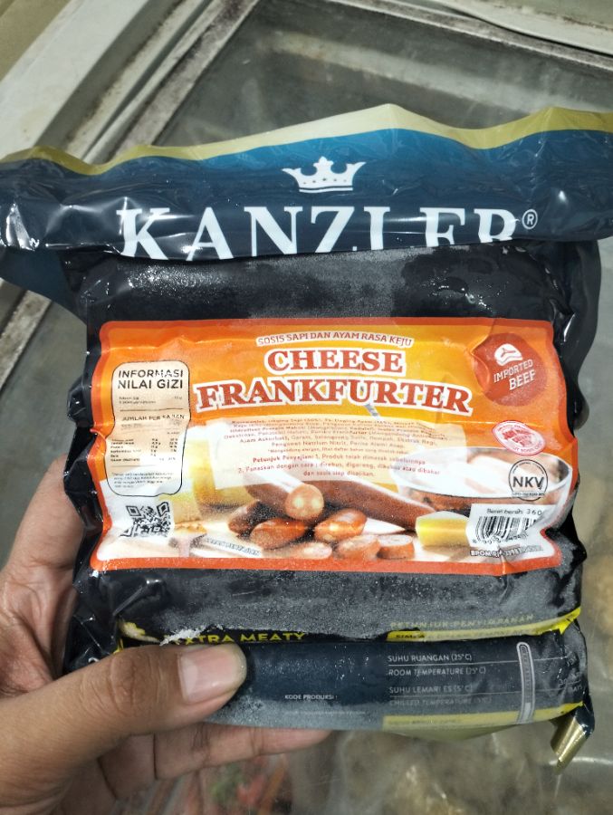 Sosis kanzler cheese