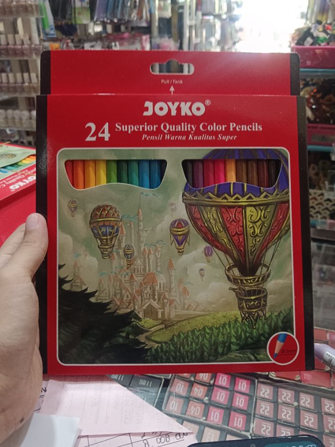 Joyko Pensil Warna 24 Besar