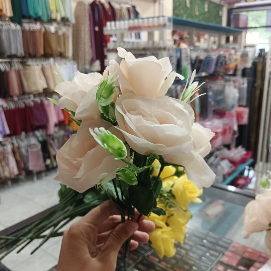 Mawar Cabang 5 Peach