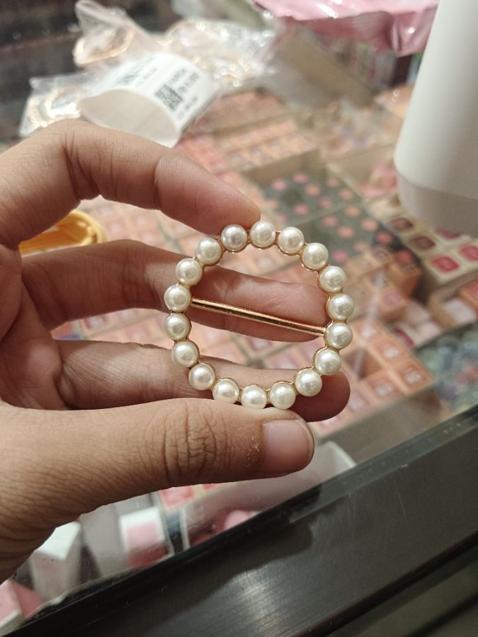 Ring Bross Hijab Mutiara 