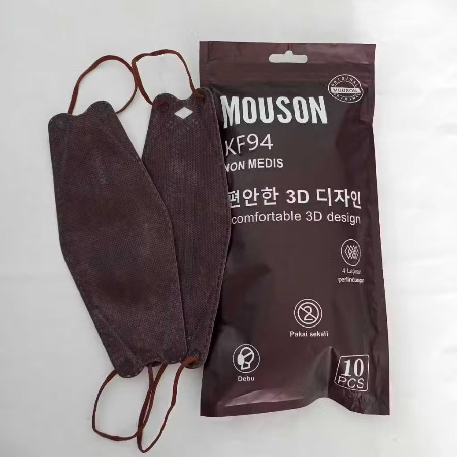 Mouson KF94/ Coklat Tua