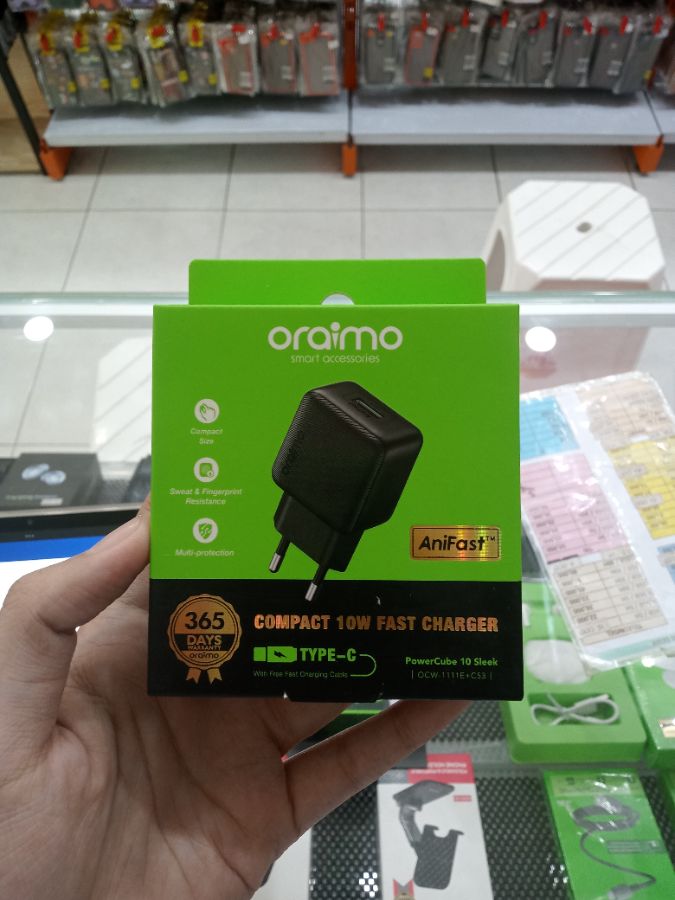 Travel Charger/Oraimo OCW-1111E+C53/Type-C/10W