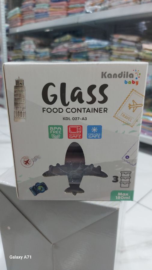 Kandila glass food container 180ml