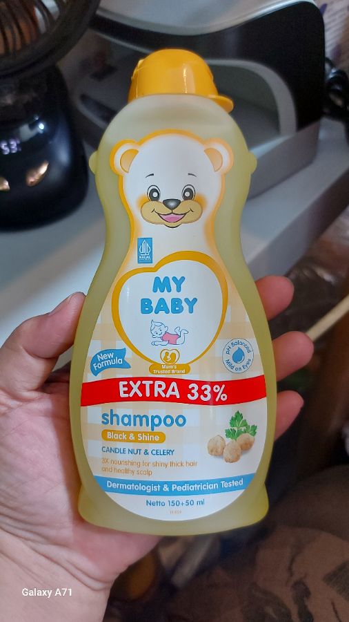 My baby shampoo 150ml black shine