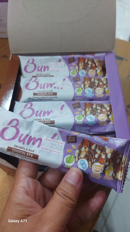 Bumil granola bar coklat