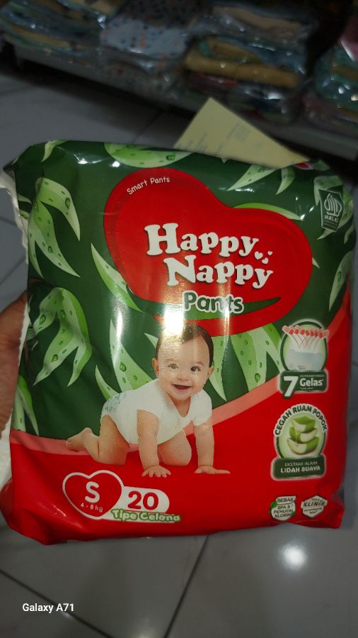 Pampers happy nappy S isi 20