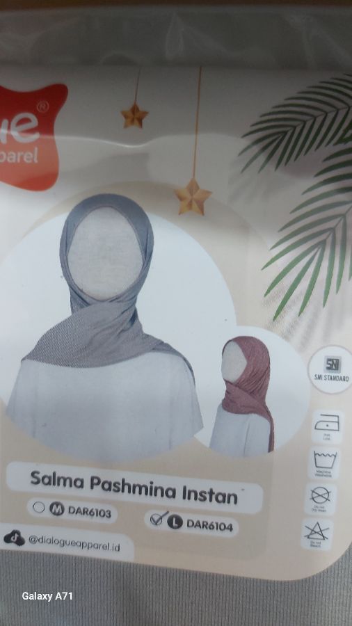 Dialogue pashmina instan L
