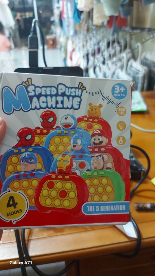 Pop it machine
