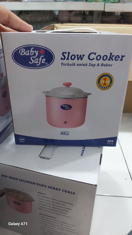 LB009 slow cooker 0,8L baby safe