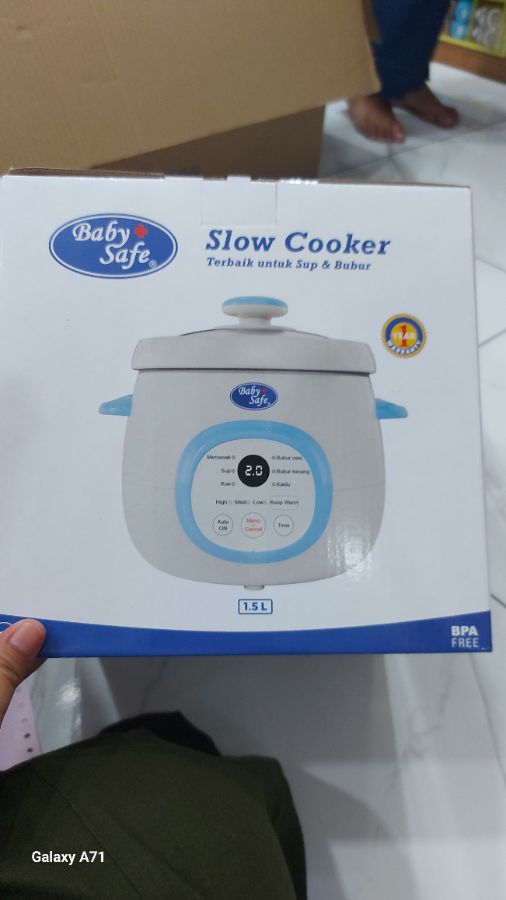 LB17B slow cooker 1,5L baby safe