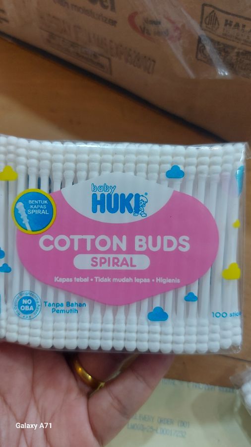 Cotton bud spiral 100s